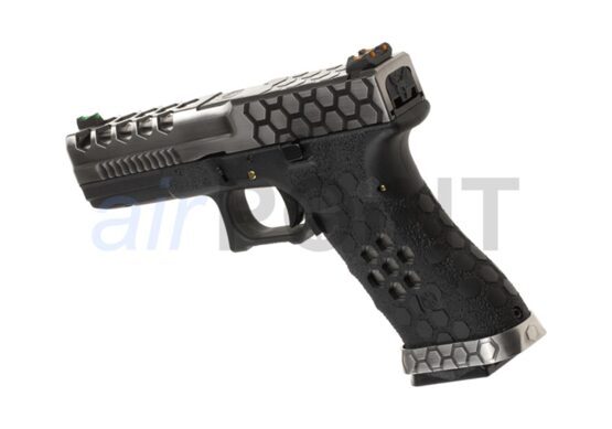 AW VX0100 HEX-CUT Metal Version - Pistole - Black - GBB AIRSOFT