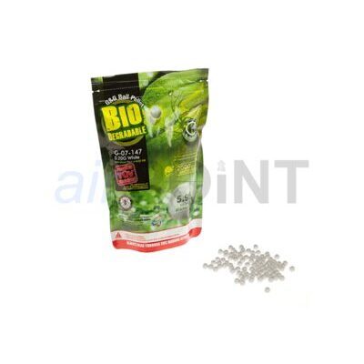 G&G BIO PRECISION BBs 6 mm - 0.20 g - 2'000 Stück - White