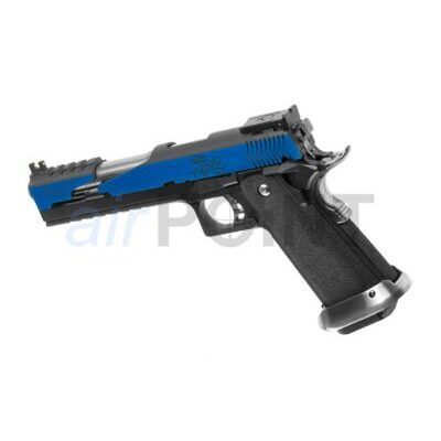 WE HI CAPA 6 T-REX CUSOTMS Full Metall - Pistole - Blue - GBB AIRSOFT