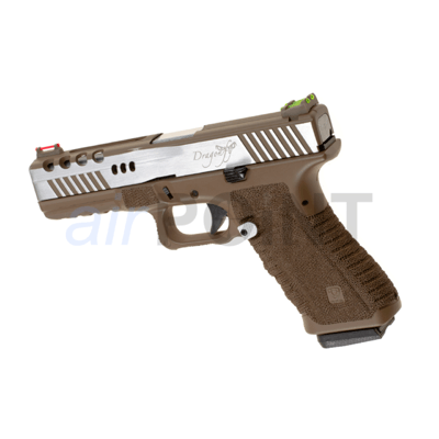 APS D-Mod Dragonfly Metal Version - Pistole - FDE - GBB AIRSOFT