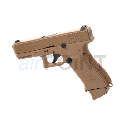 GLOCK 19X Metal Version - Pistole - Coyote - CO2 AIRSOFT