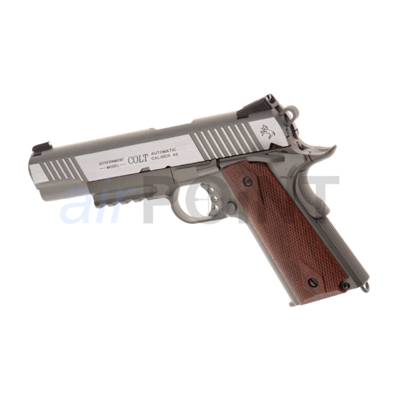 COLT 1911 Rail - Pistole - Stainless - CO2 AIRSOFT