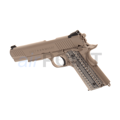 COLT M45A1 - Pistole - Stainless - CO2 AIRSOFT