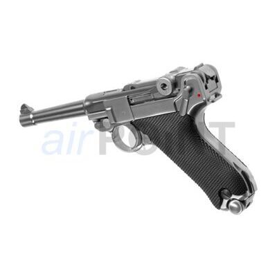 WE P08 Full Metal - Pistole - Silver- GBB AIRSOFT