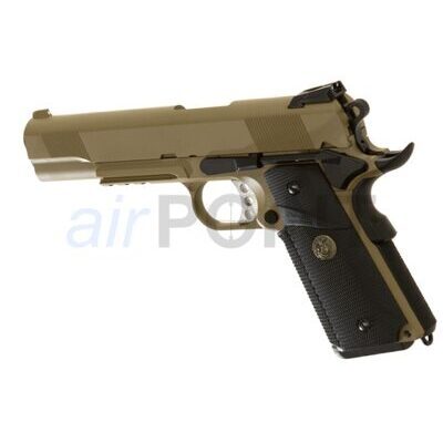 WE M1911 MEU TACTICAL Full Metal - Pistole - Desert - GBB AIRSOFT