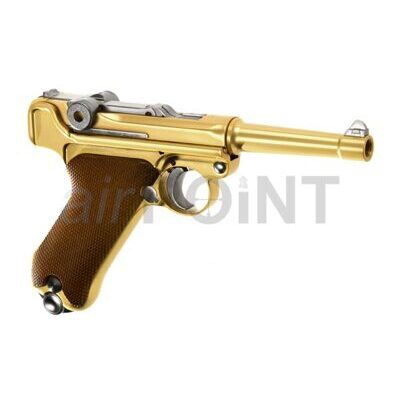 WE P08 Full Metal - Pistole - Gold - GBB AIRSOFT