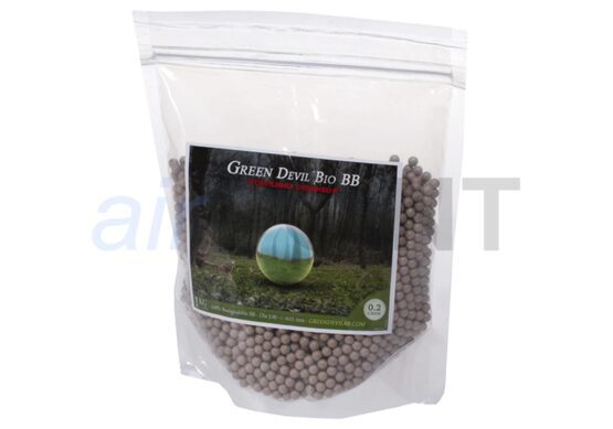 GREEN DEVIL BIO BBs 6 mm - 0.20 g - 5'000 Stück - Brown