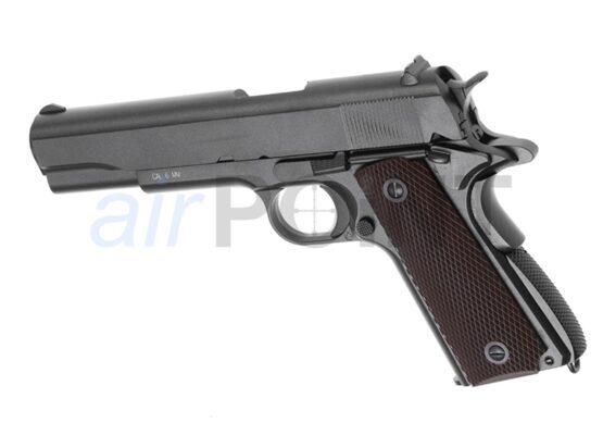 KWC M1911 Full Metal - Pistole - Black - CO2 AIRSOFT