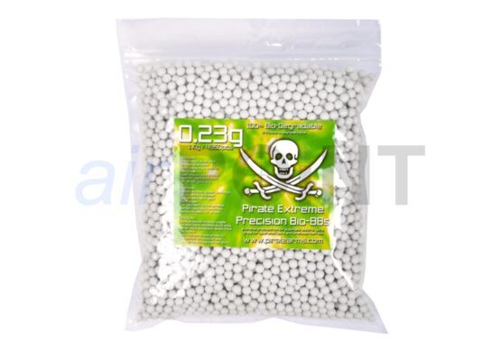 PIRATE ARMS BIO PRECISION BBs 6 mm - 0.23 g - 4'350 Stück - White