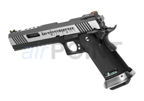 WE HI CAPA 6 FORCE A SILVER BARREL Full Metall - Pistole - Dual Tone - GBB AIRSOFT