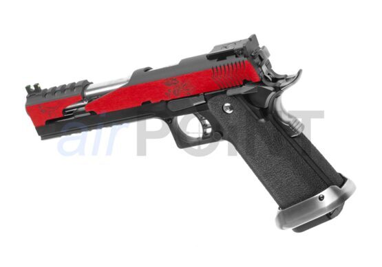 WE HI CAPA 6 T-REX CUSOTMS Full Metall - Pistole - Red - GBB AIRSOFT