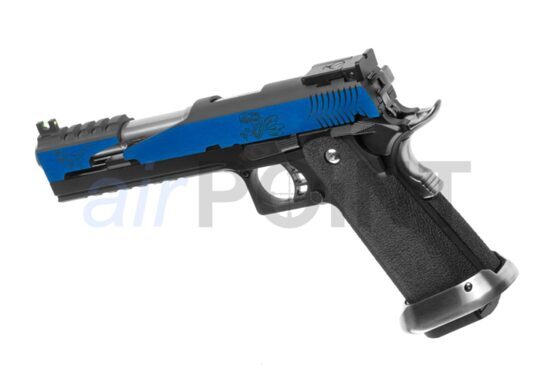 WE HI CAPA 6 T-REX CUSOTMS Full Metall - Pistole - Blue - GBB AIRSOFT