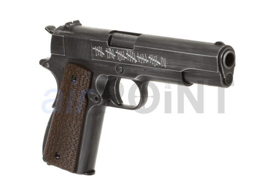 AW 1911 MOLON LABE Full Metal - Pistole - Black - GBB AIRSOFT