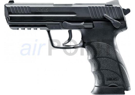 HECKLER & KOCH HK45 Metal Version - Pistole -Black - CO2 AIRSOFT