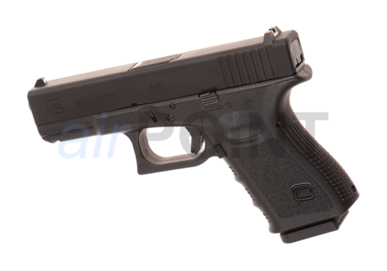 GLOCK 19 Metal Version - Pistole - Black - GBB AIRSOFT