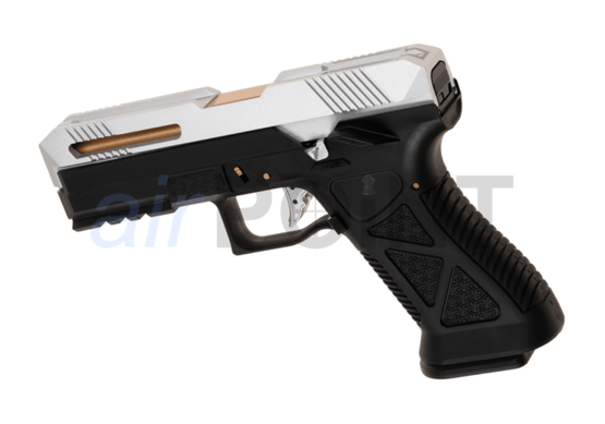 HFC AG-17 Metal Version - Pistole - Silver - GBB AIRSOFT