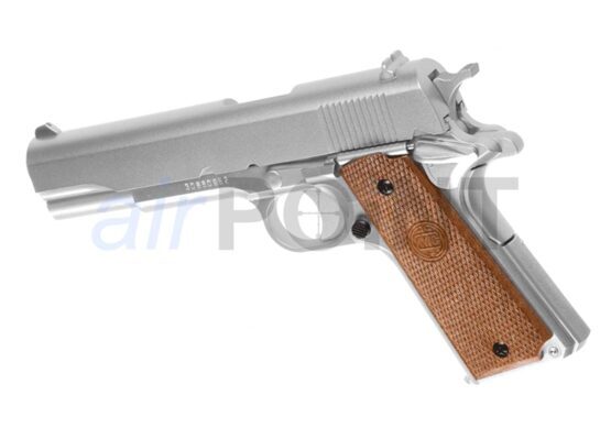 KWC M1911 - Pistole - Silver - FEDERDRUCK AIRSOFT