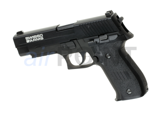 AW SWISS ARMS P226R Full Metal - Pistole - Black - GBB AIRSOFT