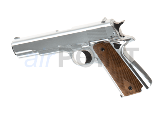 HFC M1911 - Pistole - Silver- GNB AIRSOFT