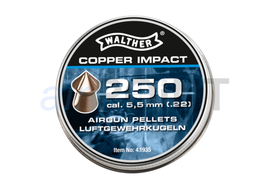 WALTHER COPPER IMPACT Diabolo 5.5 mm - 250 Schuss