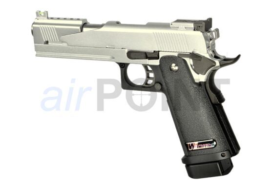 WE HI CAPA 5.1 DRAGON Full Metall - Pistole - Silver - GBB AIRSOFT