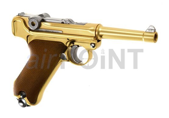 WE P08 Full Metal - Pistole - Gold - GBB AIRSOFT