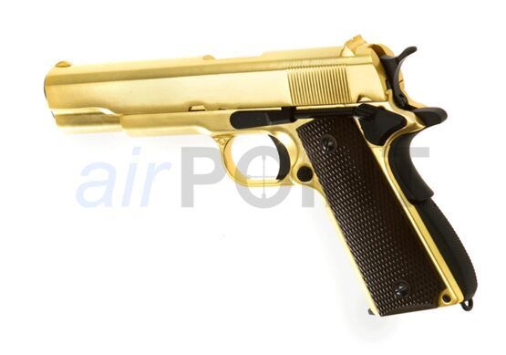 WE M1911 Full Metal - Pistole - Gold - GBB AIRSOFT